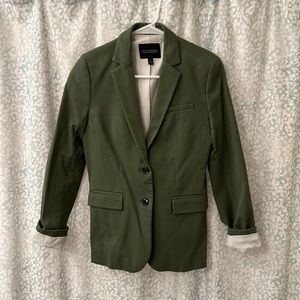 Sage Green Blazer Banana Republic
